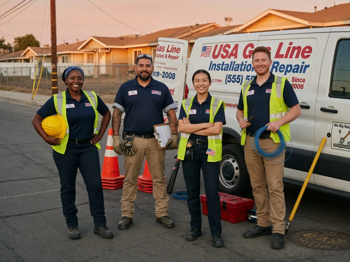 Gas Line Installation company in Hartline, WA